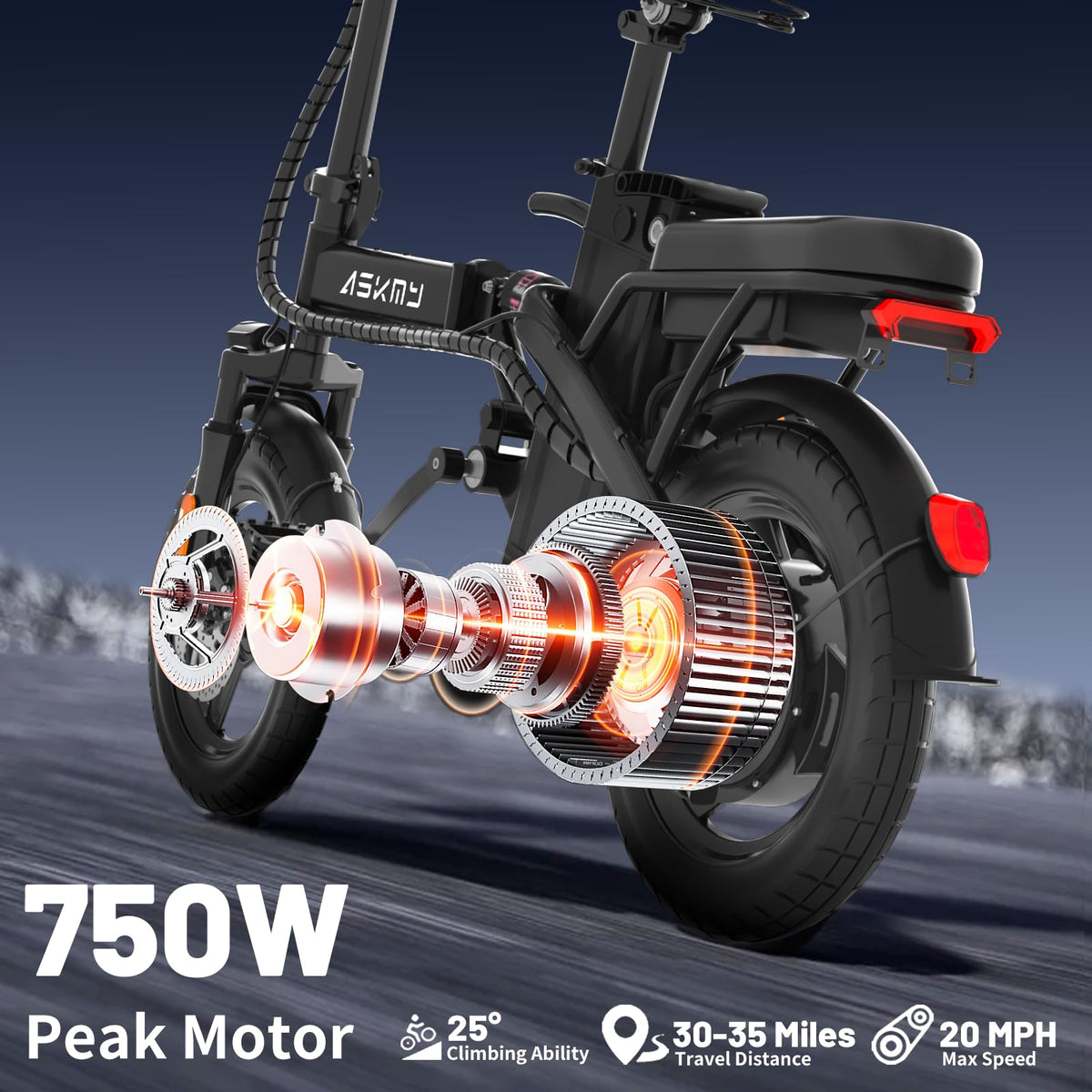 Foldable 14 Inch Electric Bike D805