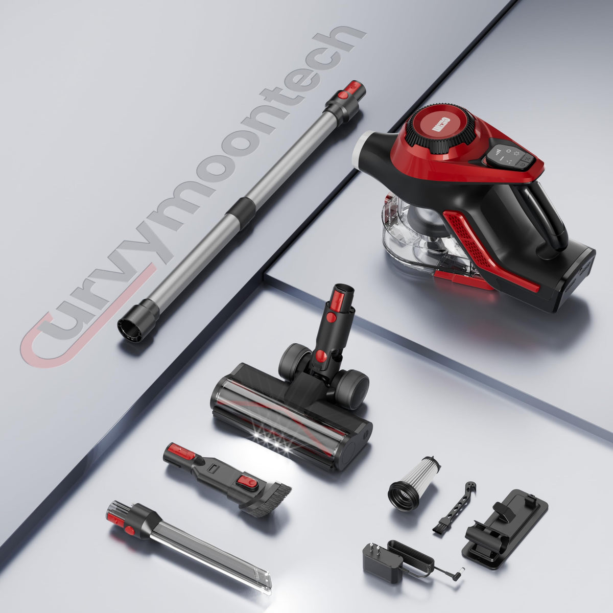 Cordless Stick Vacuum 45Kpa 1.5L Lightweight Handheld Vacuum O531