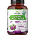 Organic Milk Thistle 30:1 Extract 120 Capsules F984