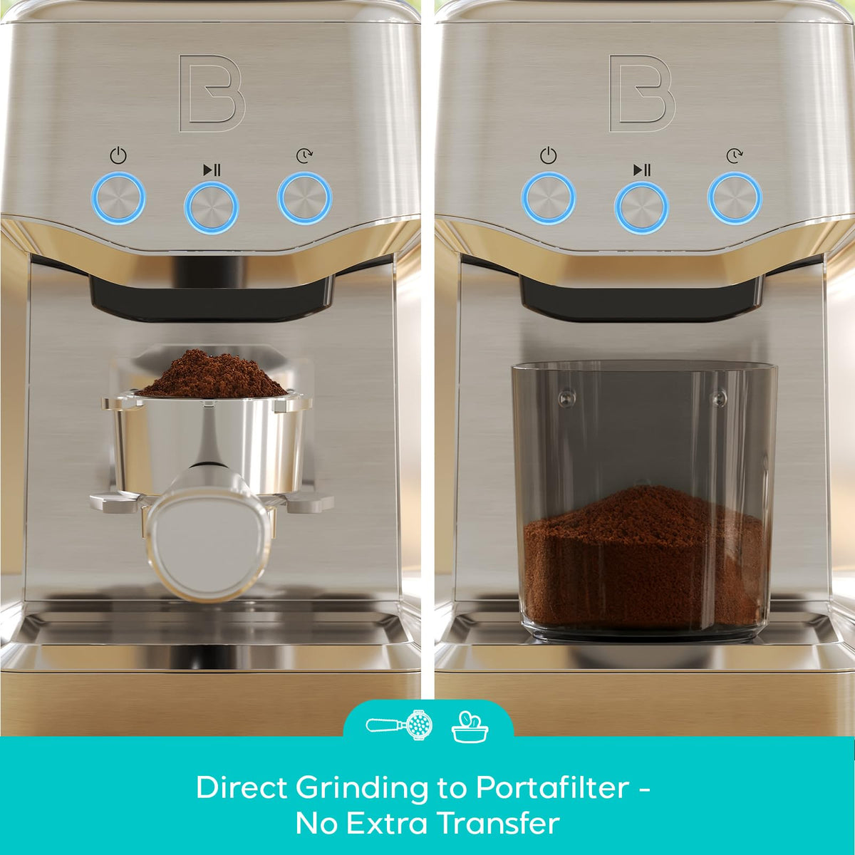 Conical Burr Coffee Grinder with 35 Grind Settings V120195