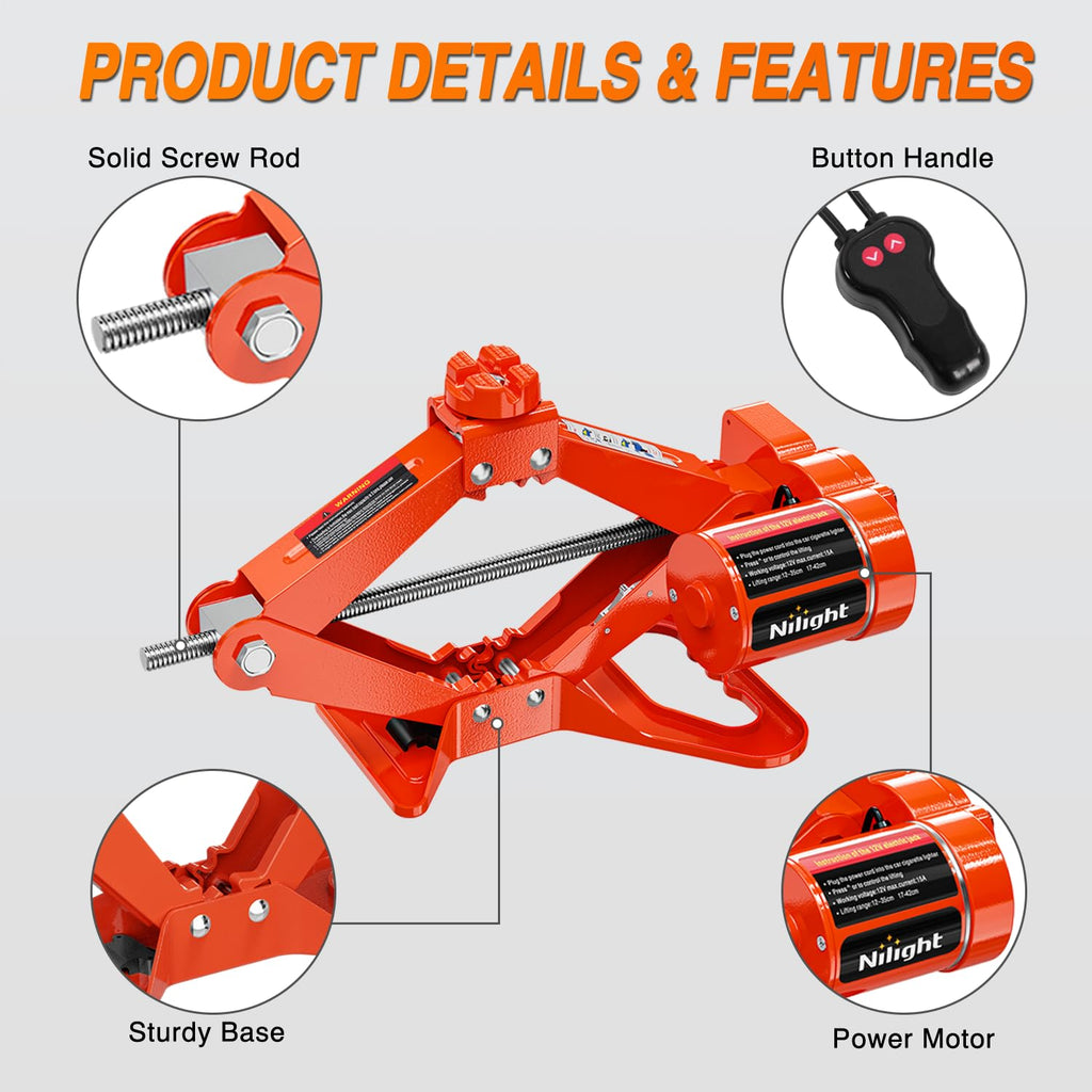 3 Ton 12V Electric Car Jack C728331