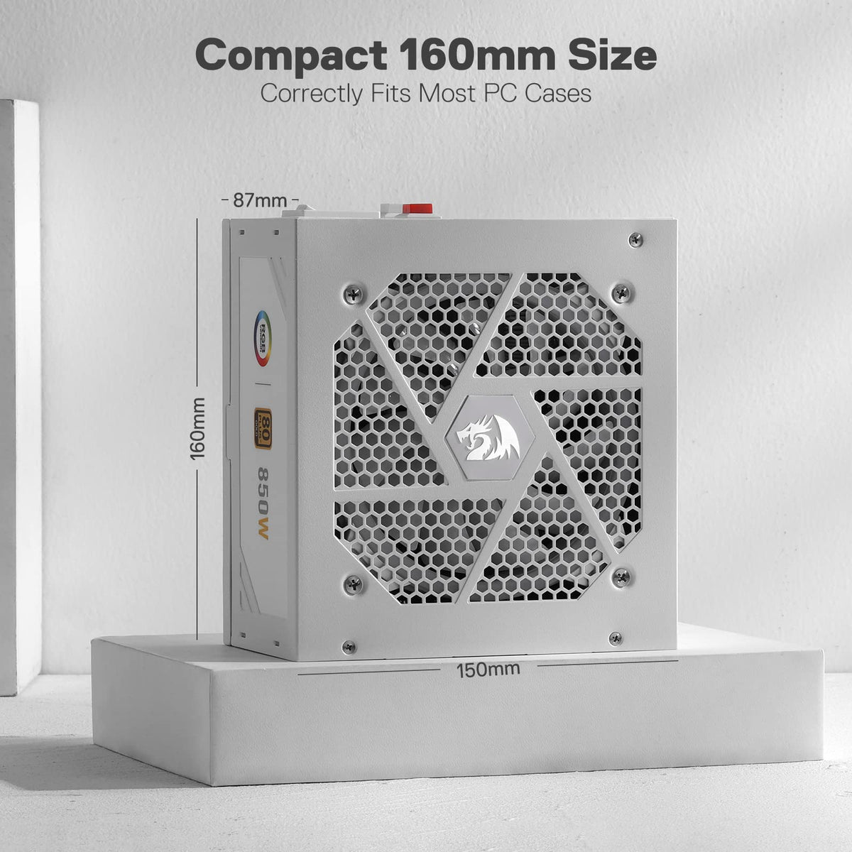 850 Watt 80+ Gold Fully Modular PSU O731
