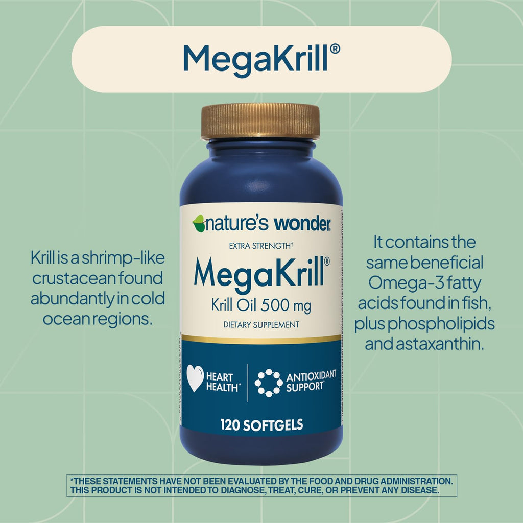 Krill Oil 500mg EPA & DHA 120 Softgels P55328