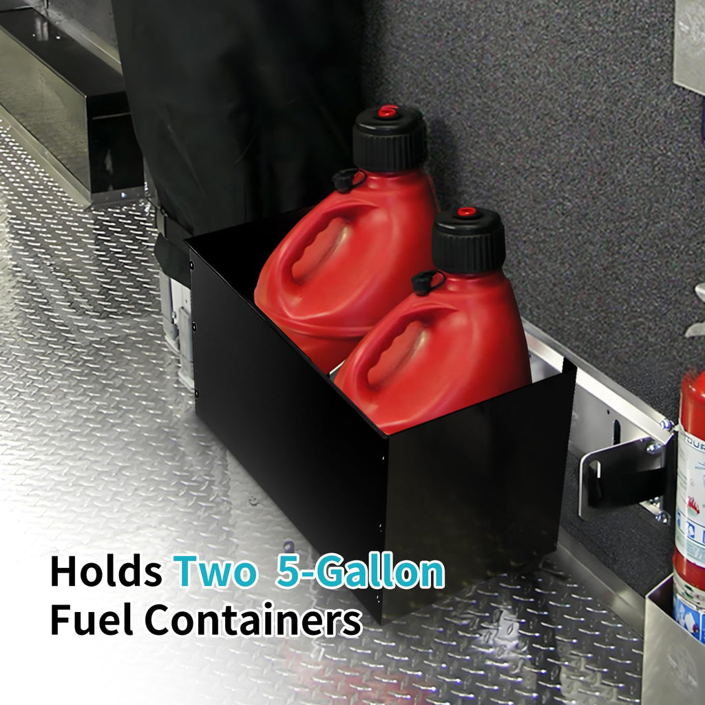 Black 5 Gallon Fuel Jug Holder P377630