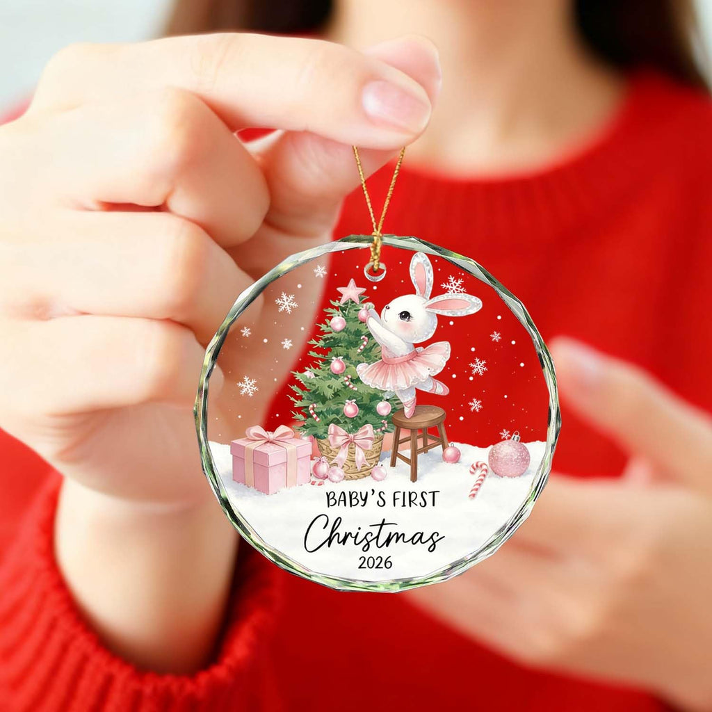 Baby Girl First Christmas Ornament J3885