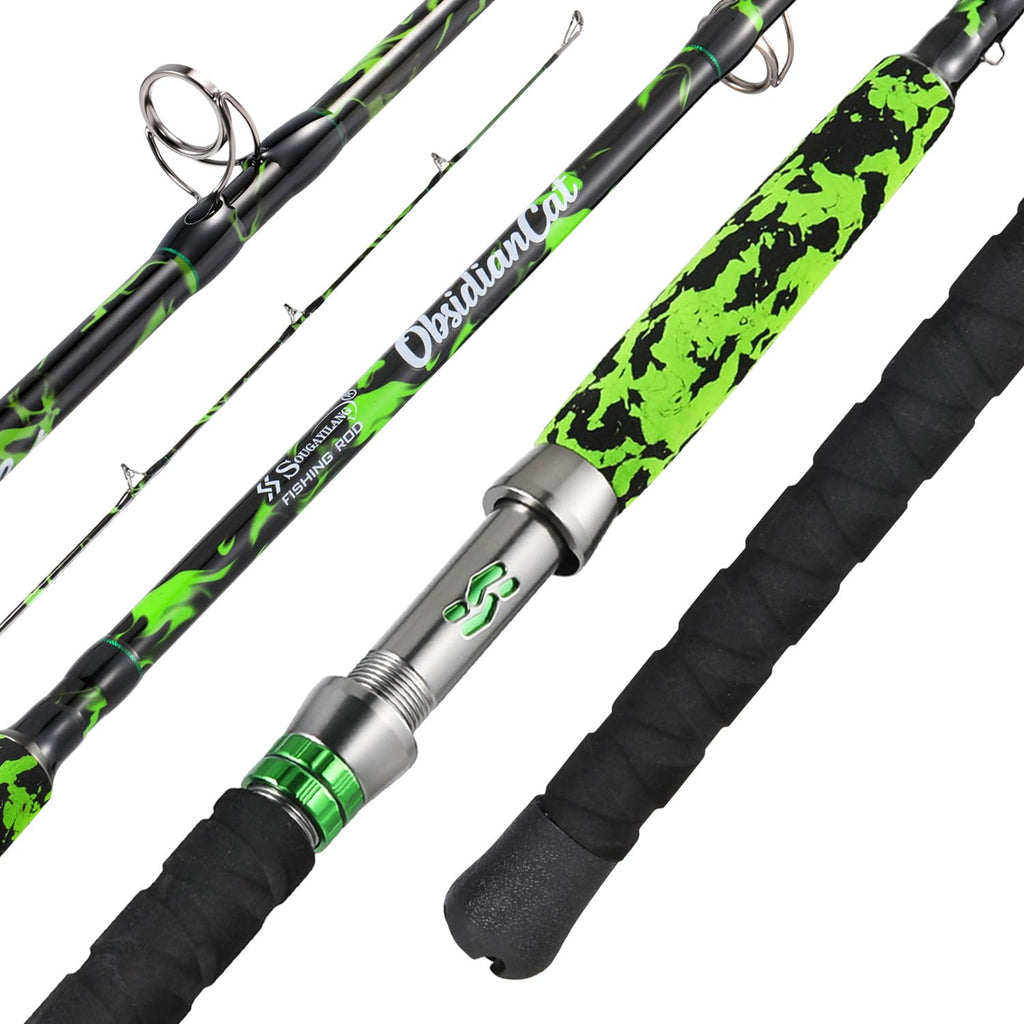 Carbon Fishing Rod with Solid Tip D424