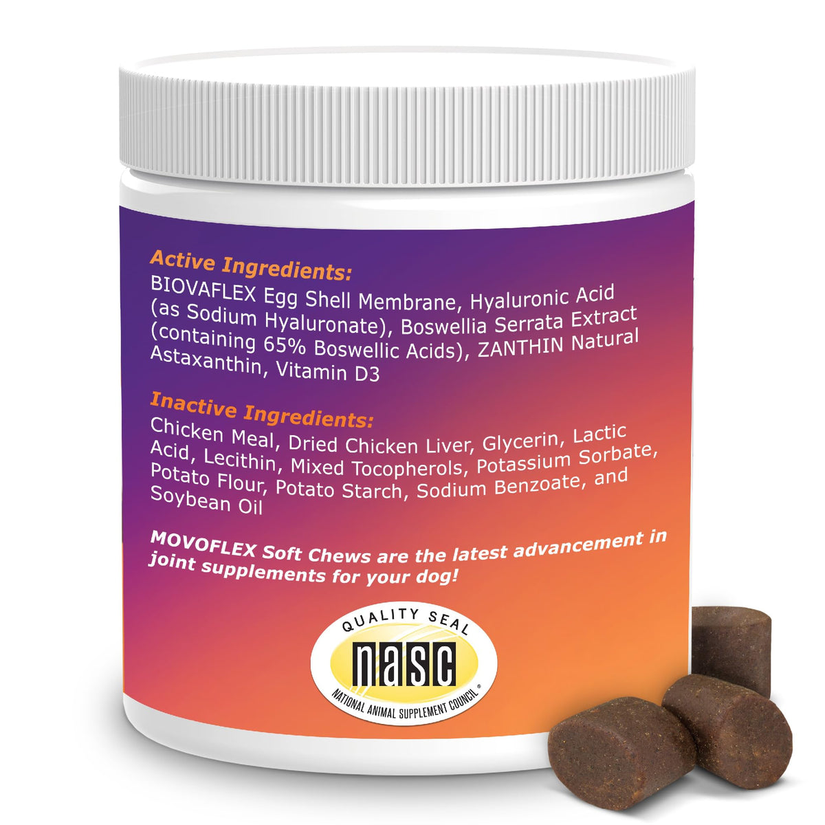 Joint Support Supplement for Dogs - 60 Soft Chews for Small Dogs X379362