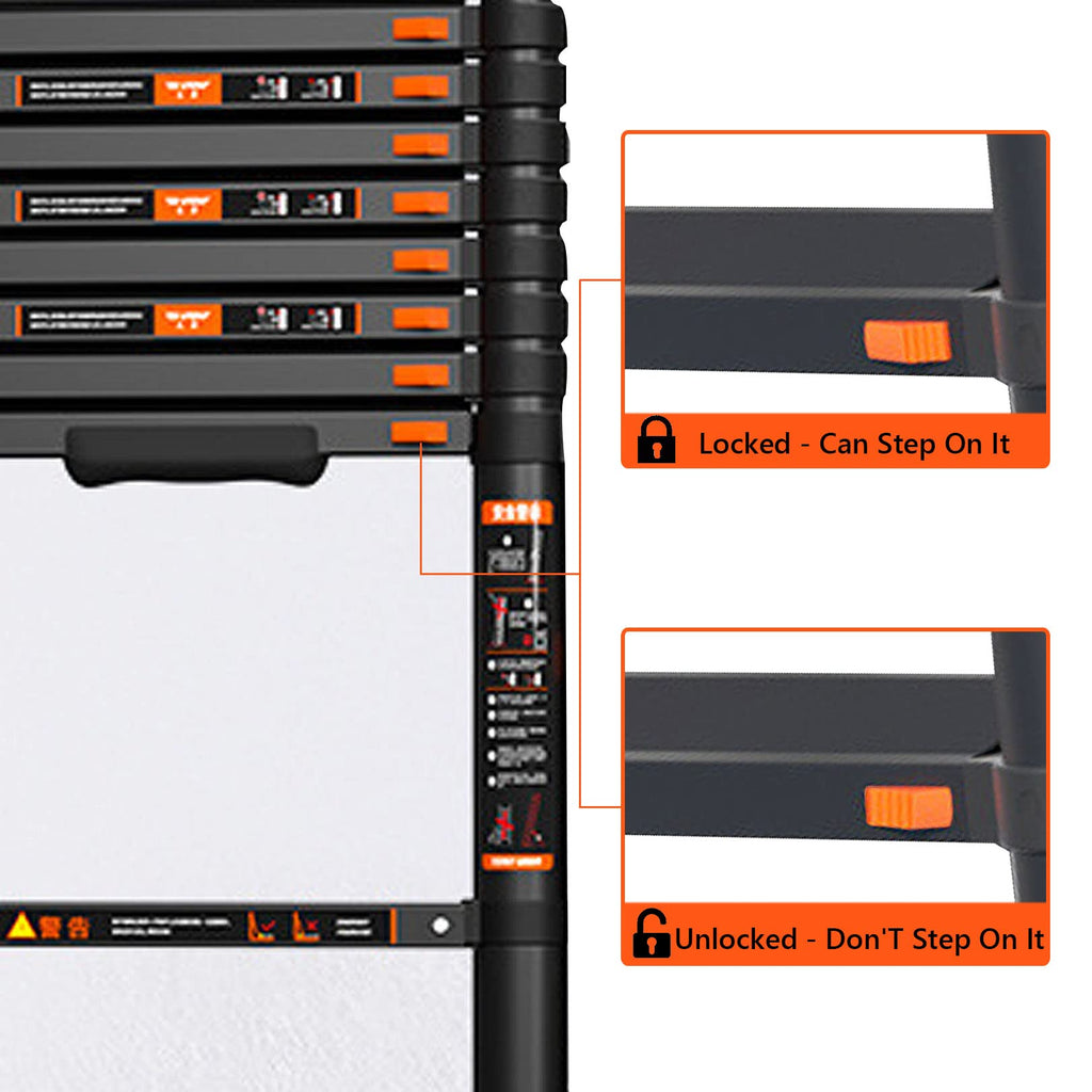 Aluminum Telescoping Ladder 330lbs G5545