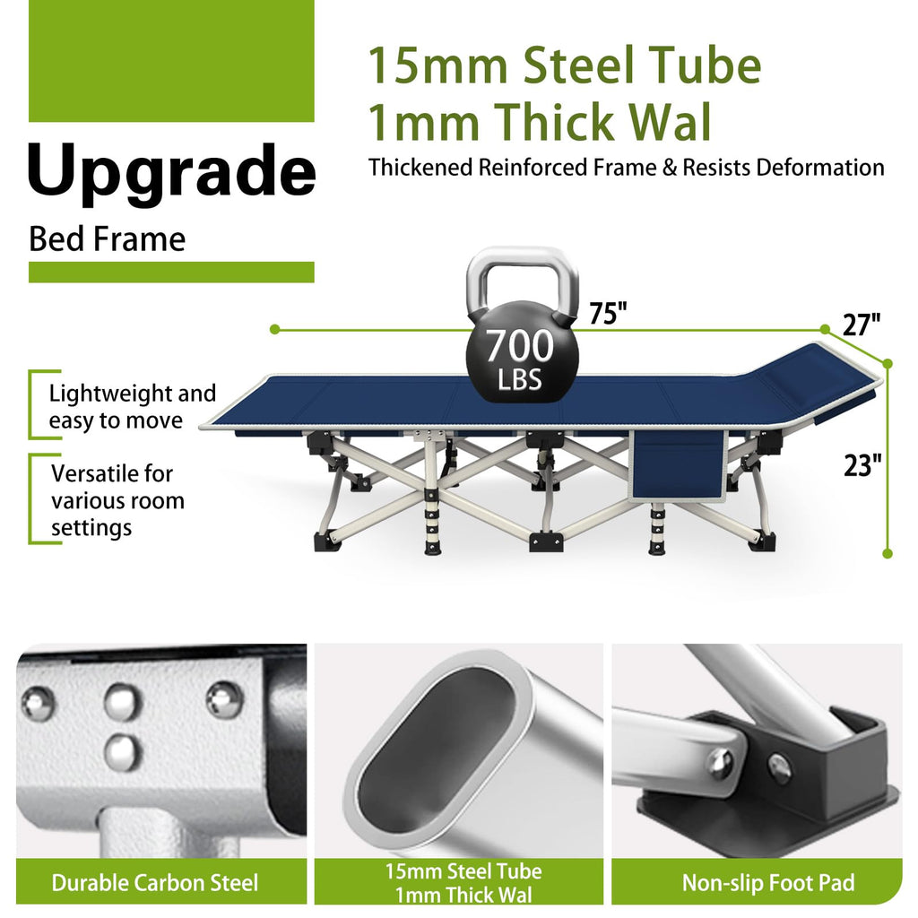 Camping Cot with Thick Pad I4128