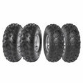 19x7-8 8 Inch All Terrain Tubeless Tire Wheel Assembly 4 Pack E699