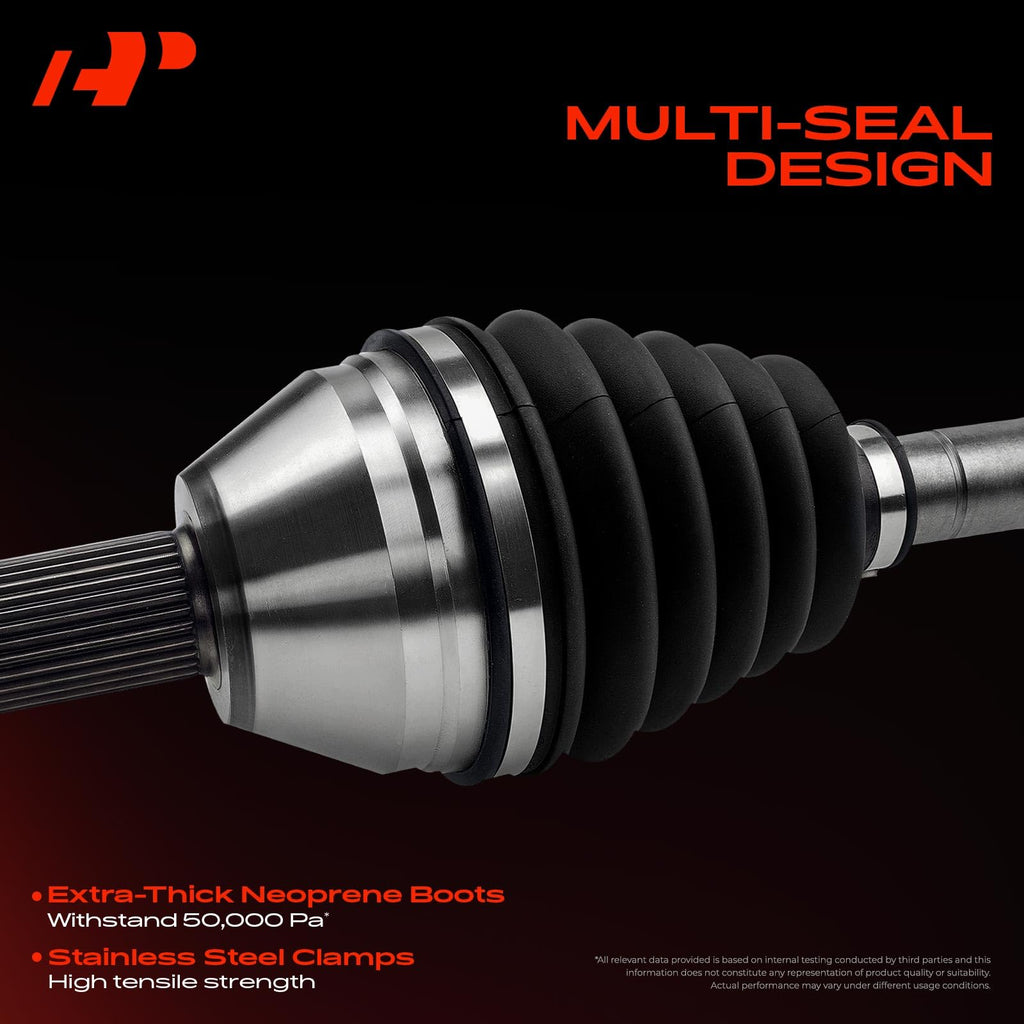 Set of 2 Front CV Axle Shaft Assembly O9203