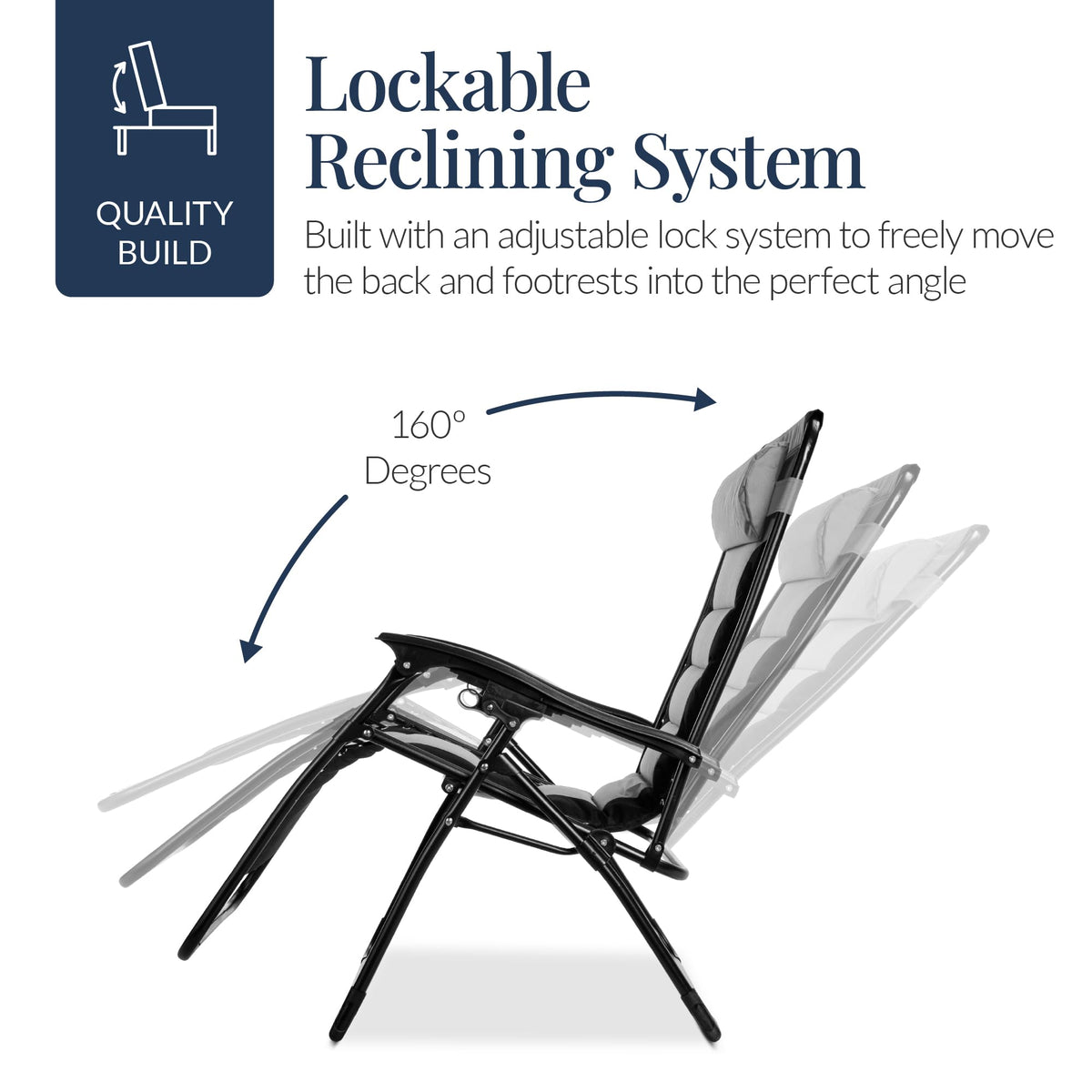 Oversized Padded Zero Gravity Chair Recliner S216