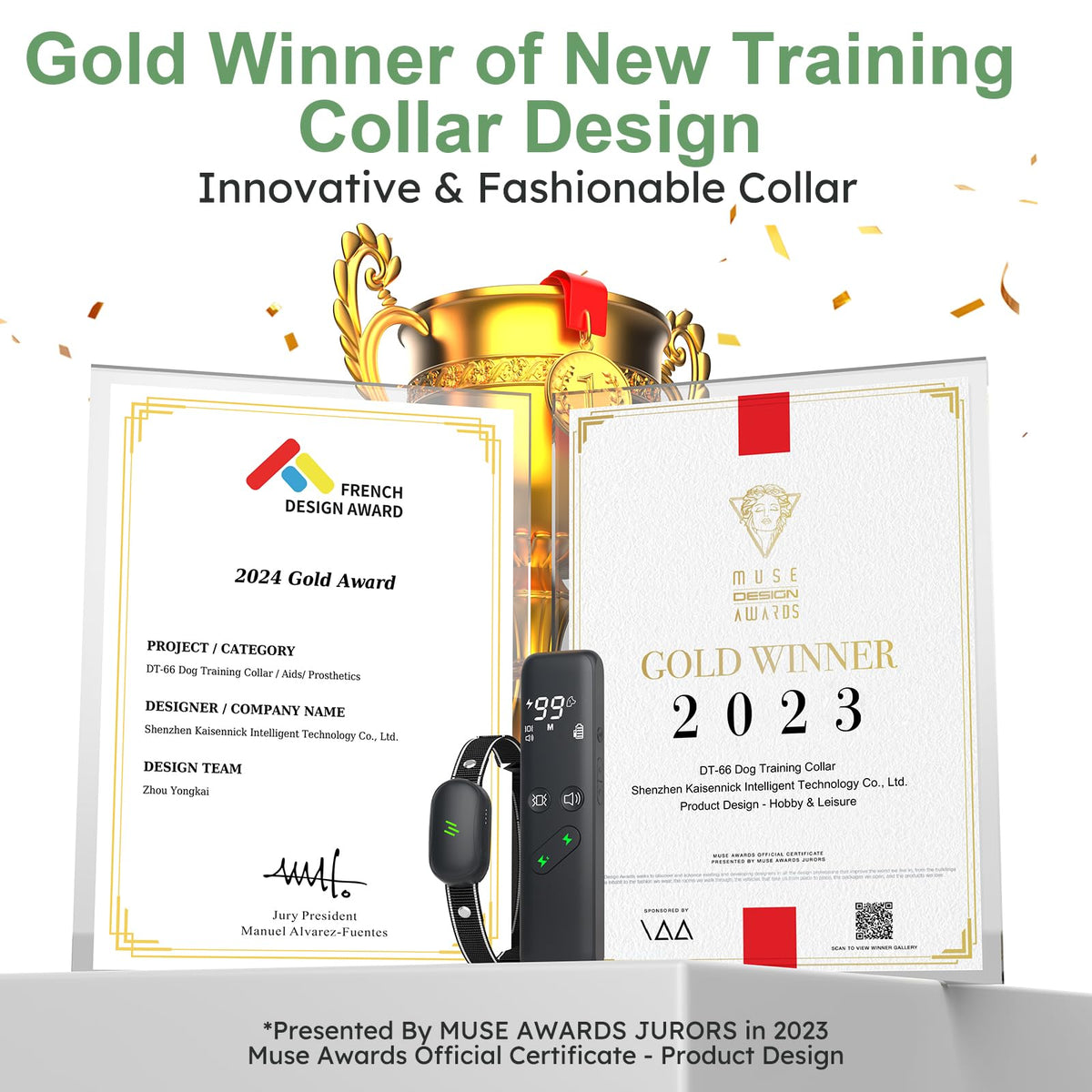 Dog Electric Training Collar with Remote W355044