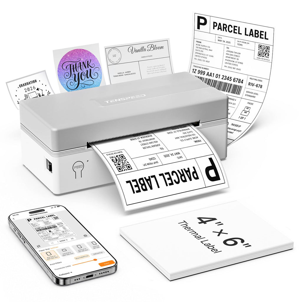 Bluetooth Thermal Shipping Label Printer Z41148