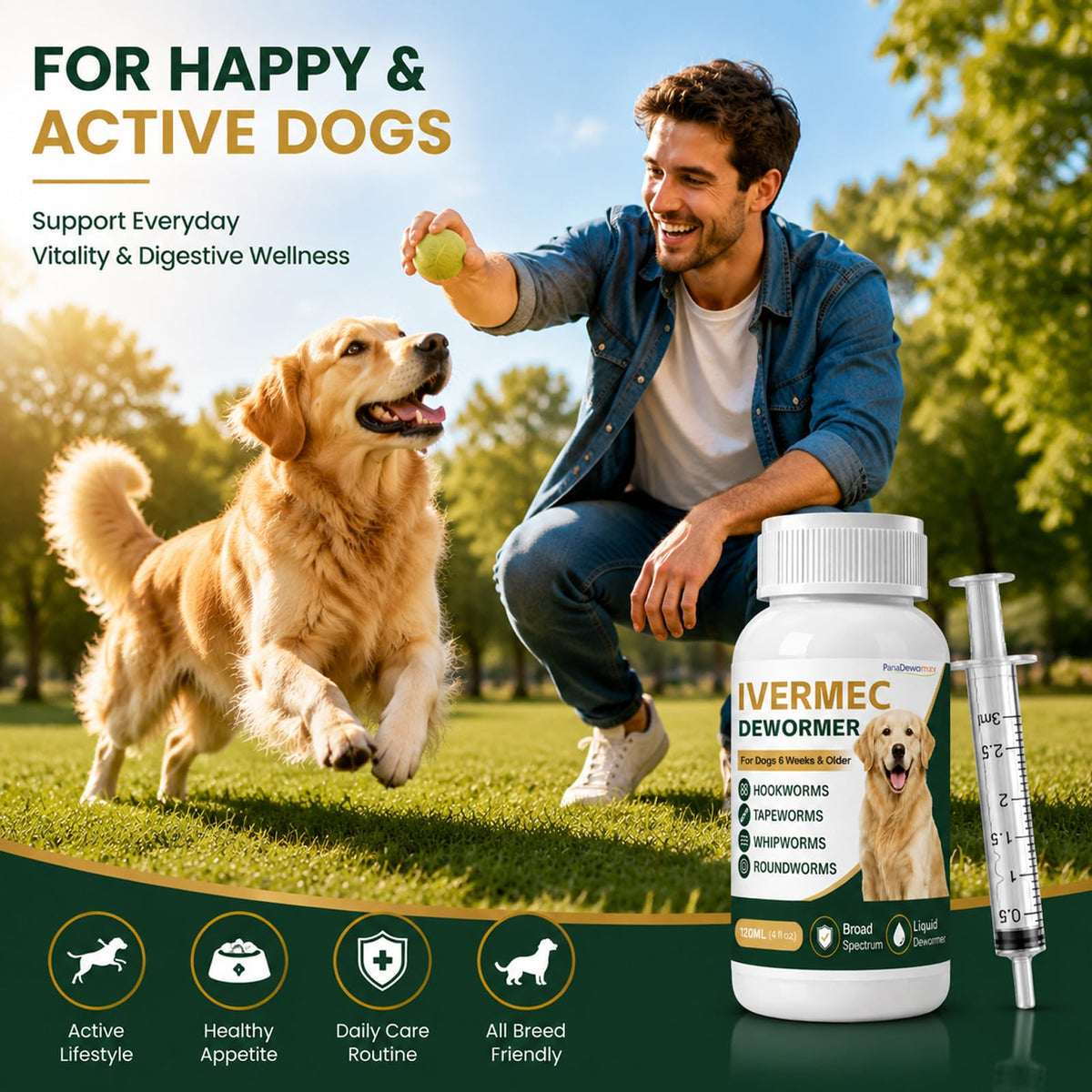 Broad Spectrum Dog Dewormer Q3734