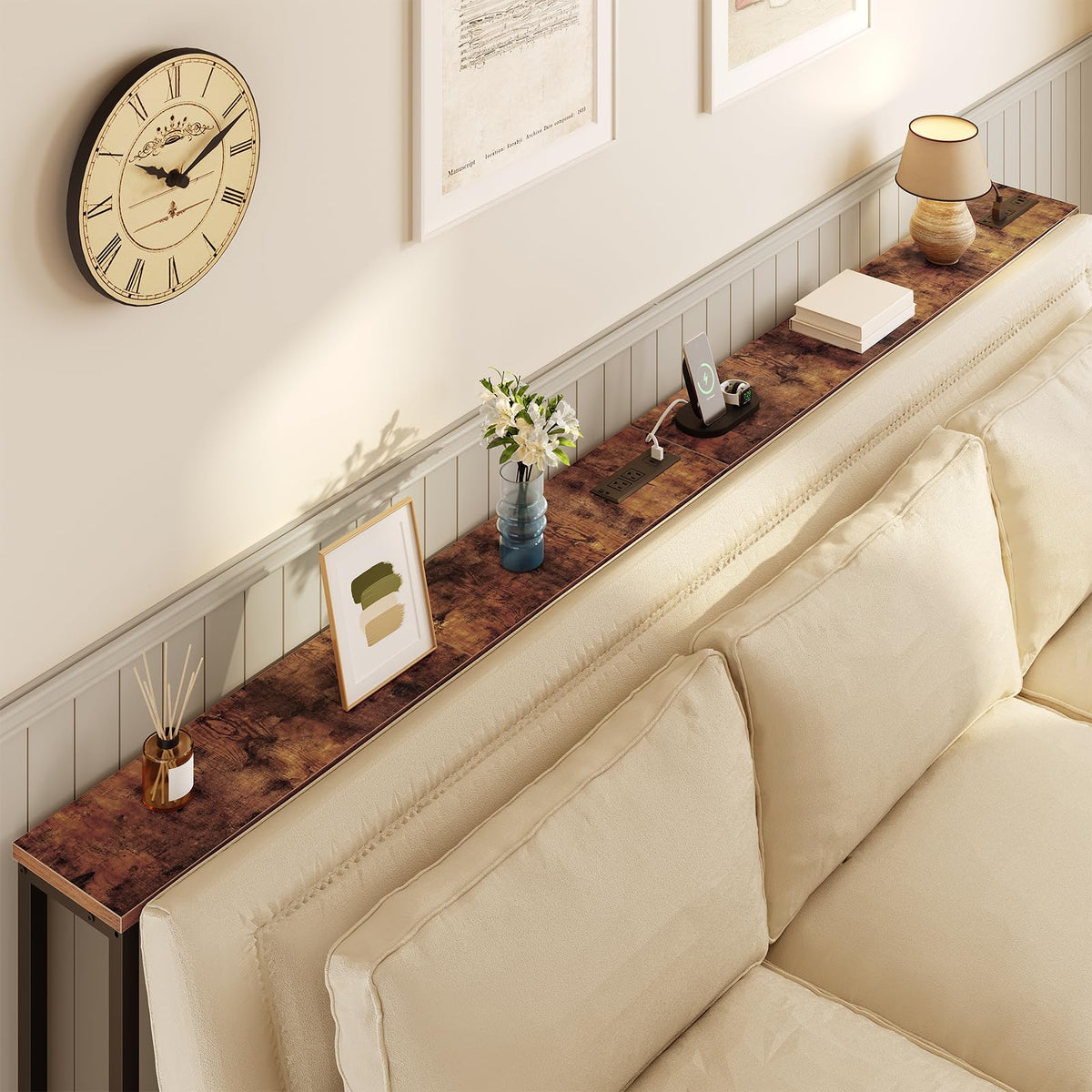 47.2" Narrow Console Table with Power Outlet B427543