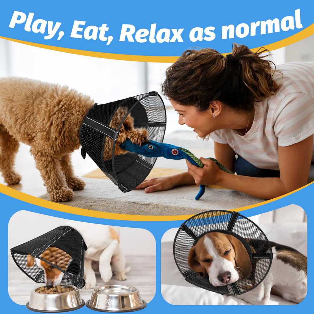 Mesh Dog Cone Collar Soft P213