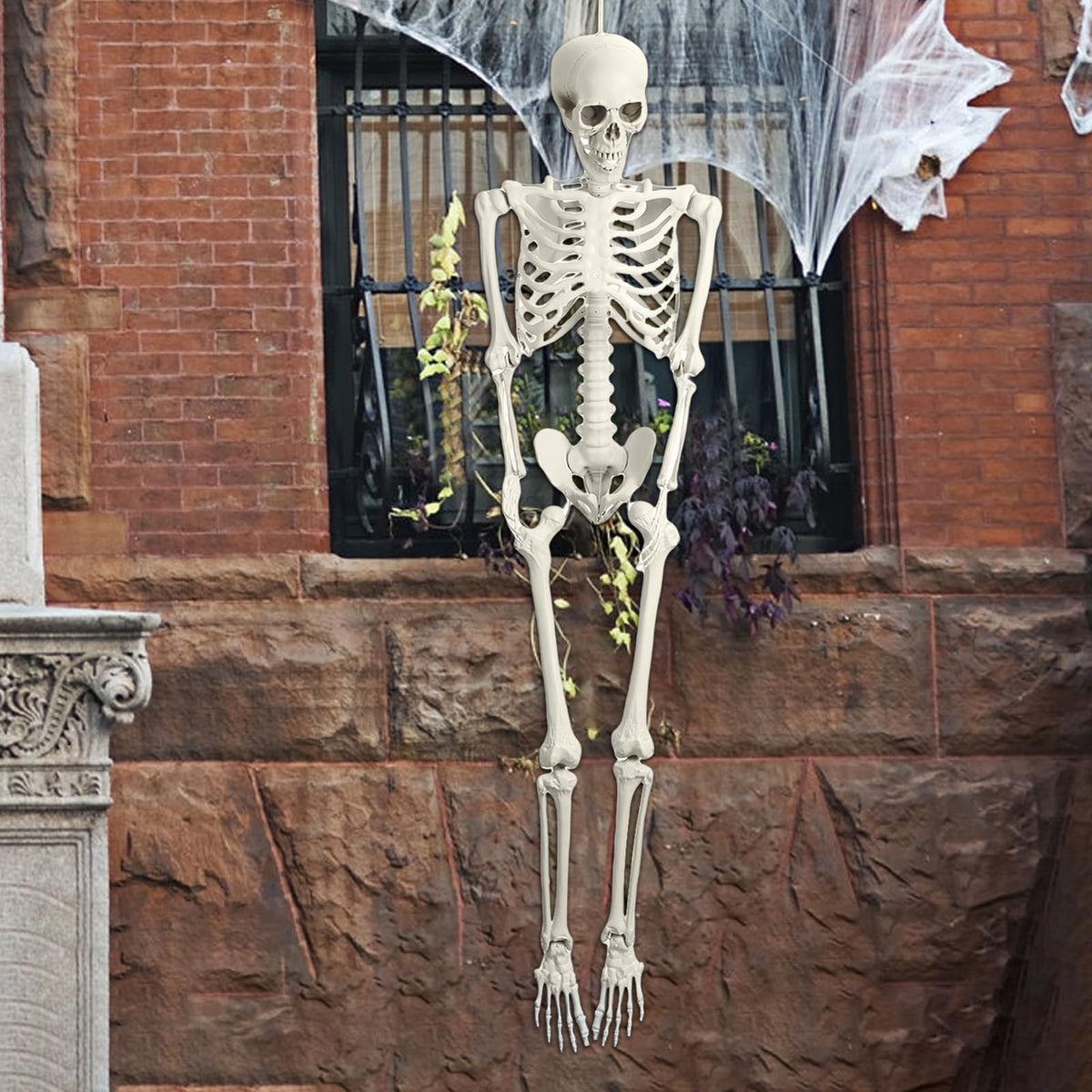 5.4FT Poseable Life Size Plastic Skeleton R4897