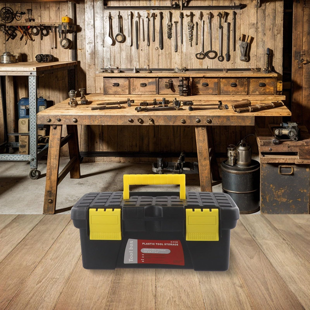 10 Inch Single Layer Plastic Toolbox E574
