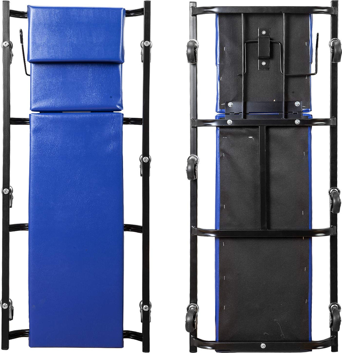 40" Padded Mechanic Creeper with 6 Casters, Blue A3238