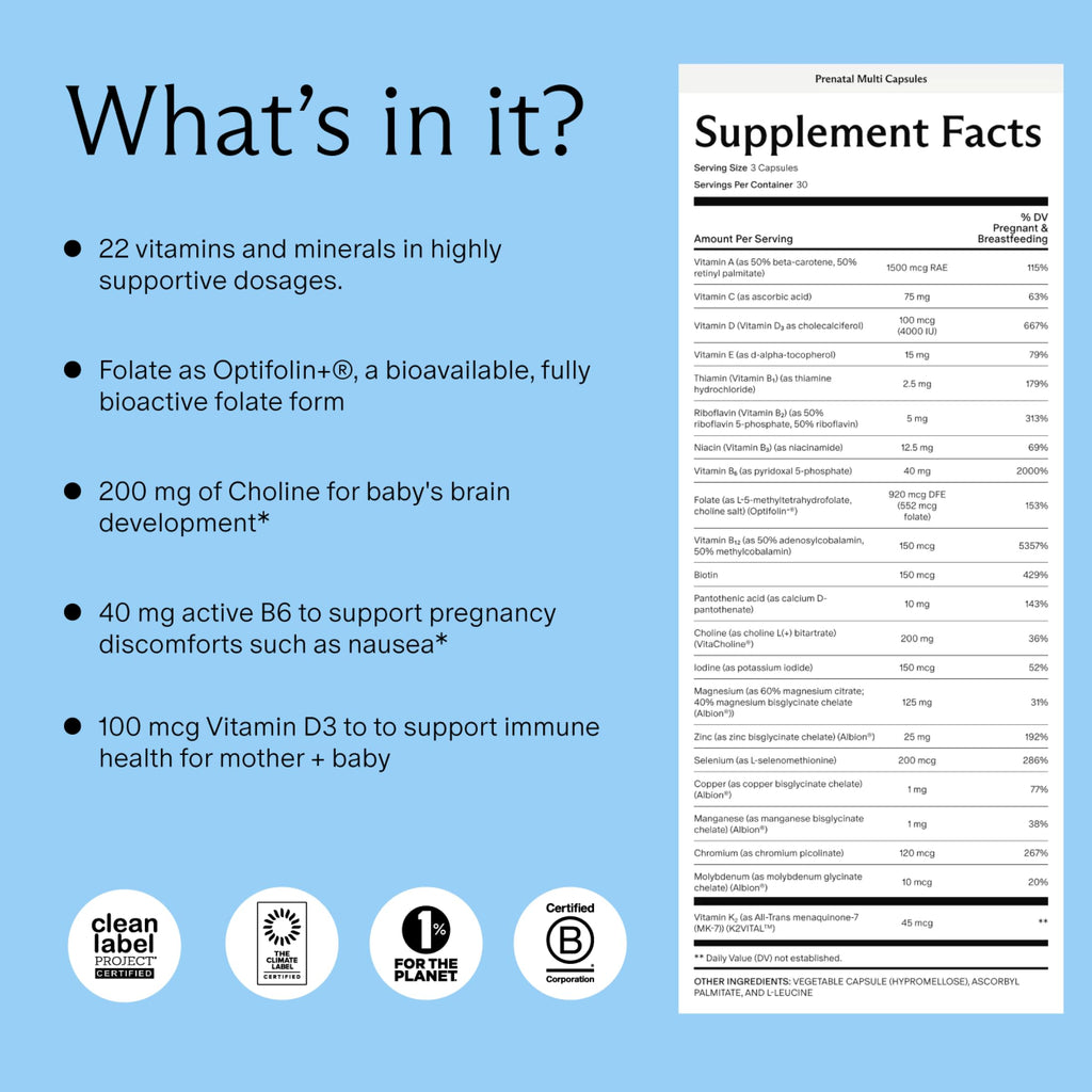 Prenatal Multivitamin Capsule H985