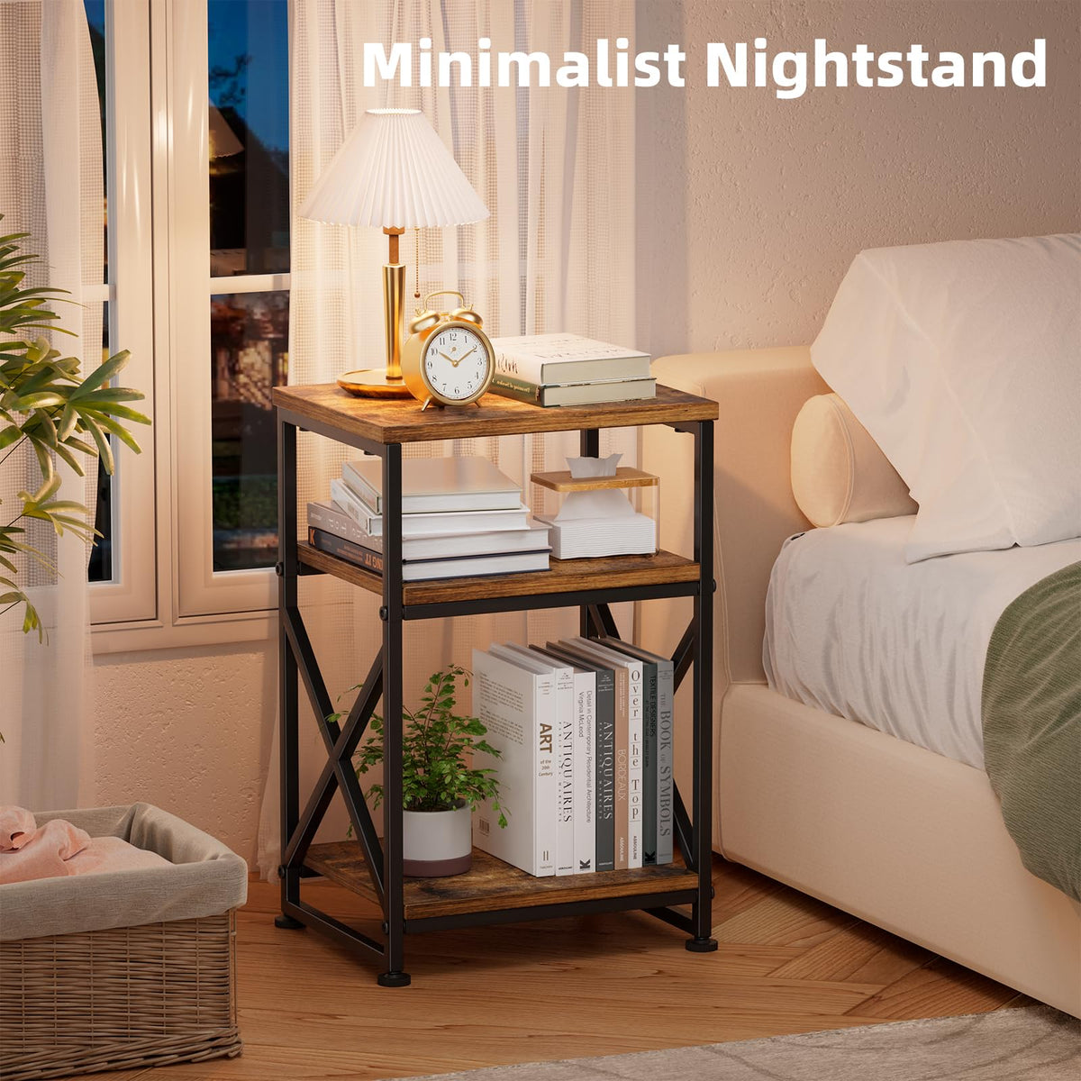 3 Tiers Open Shelves Side Table X633