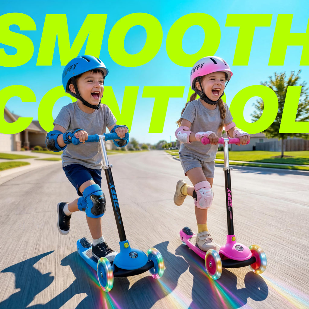 Multicolor 3 Wheel Scooter with LED Light-Up Wheels H275715