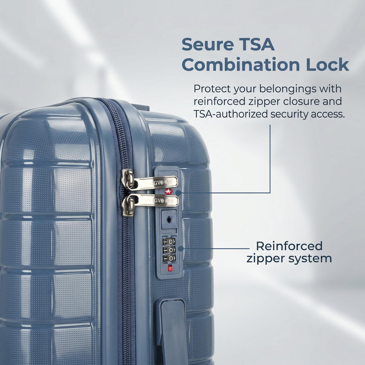 20 Inch Lightweight Hard Shell Spinner Luggage A5512