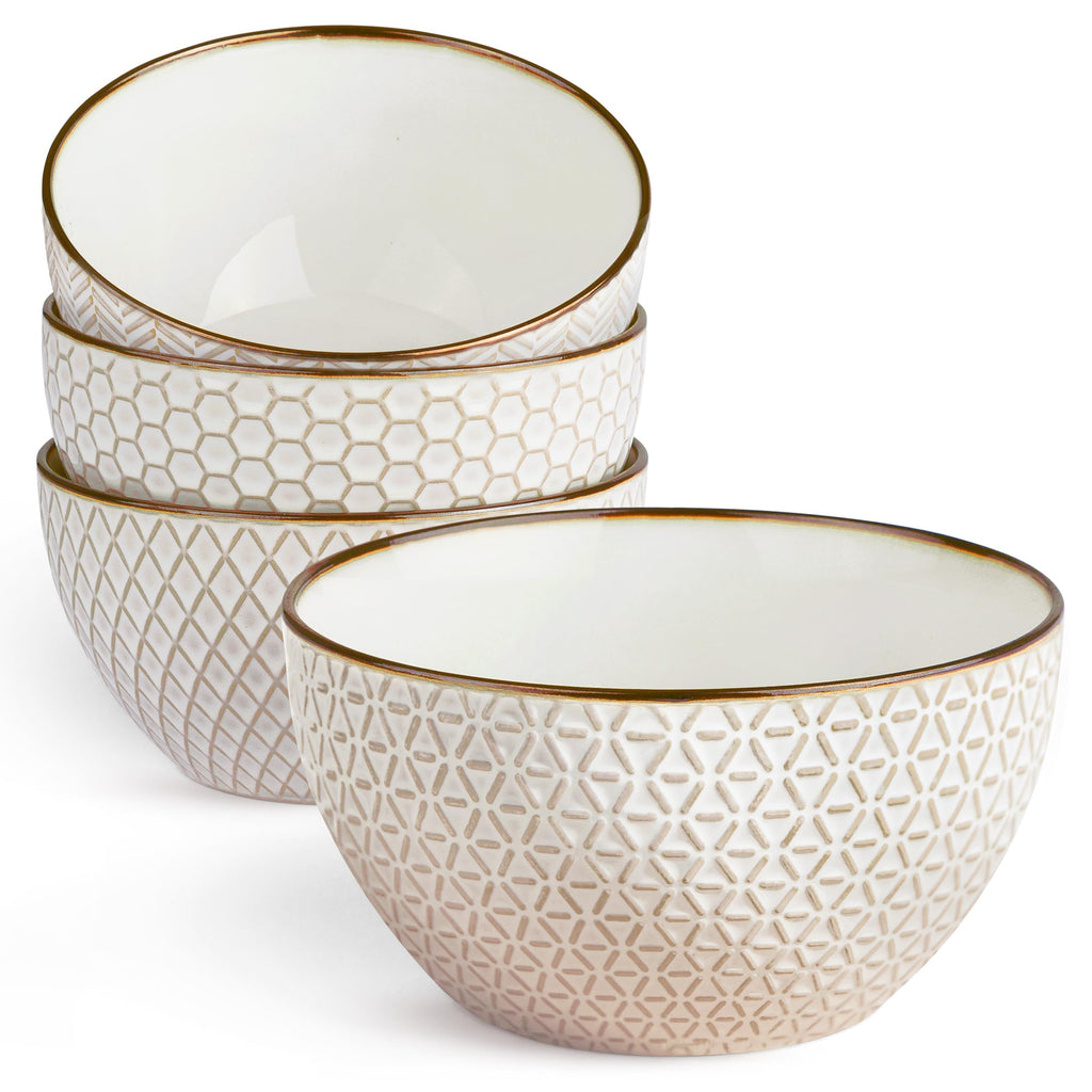 Ceramic Soup Bowls Set of 4, 26 oz P3707