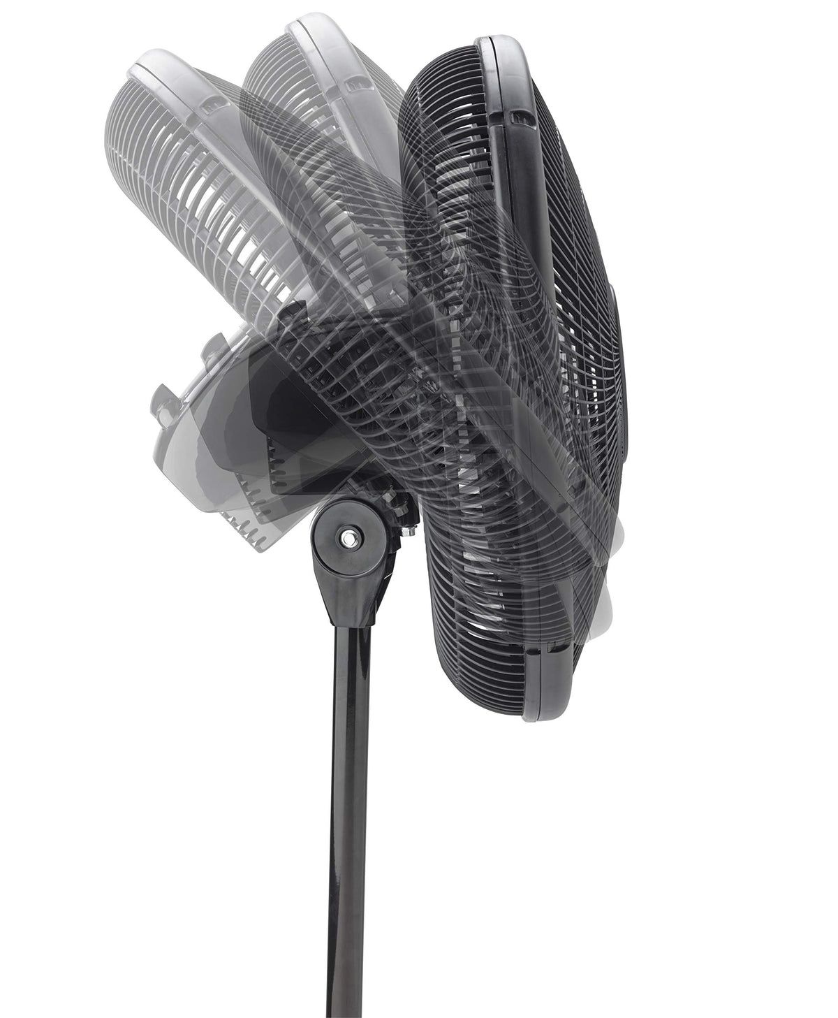 Oscillating Standing Pedestal Fan 16" Black H38622