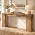 70.9-Inch Light Brown Console Table P155