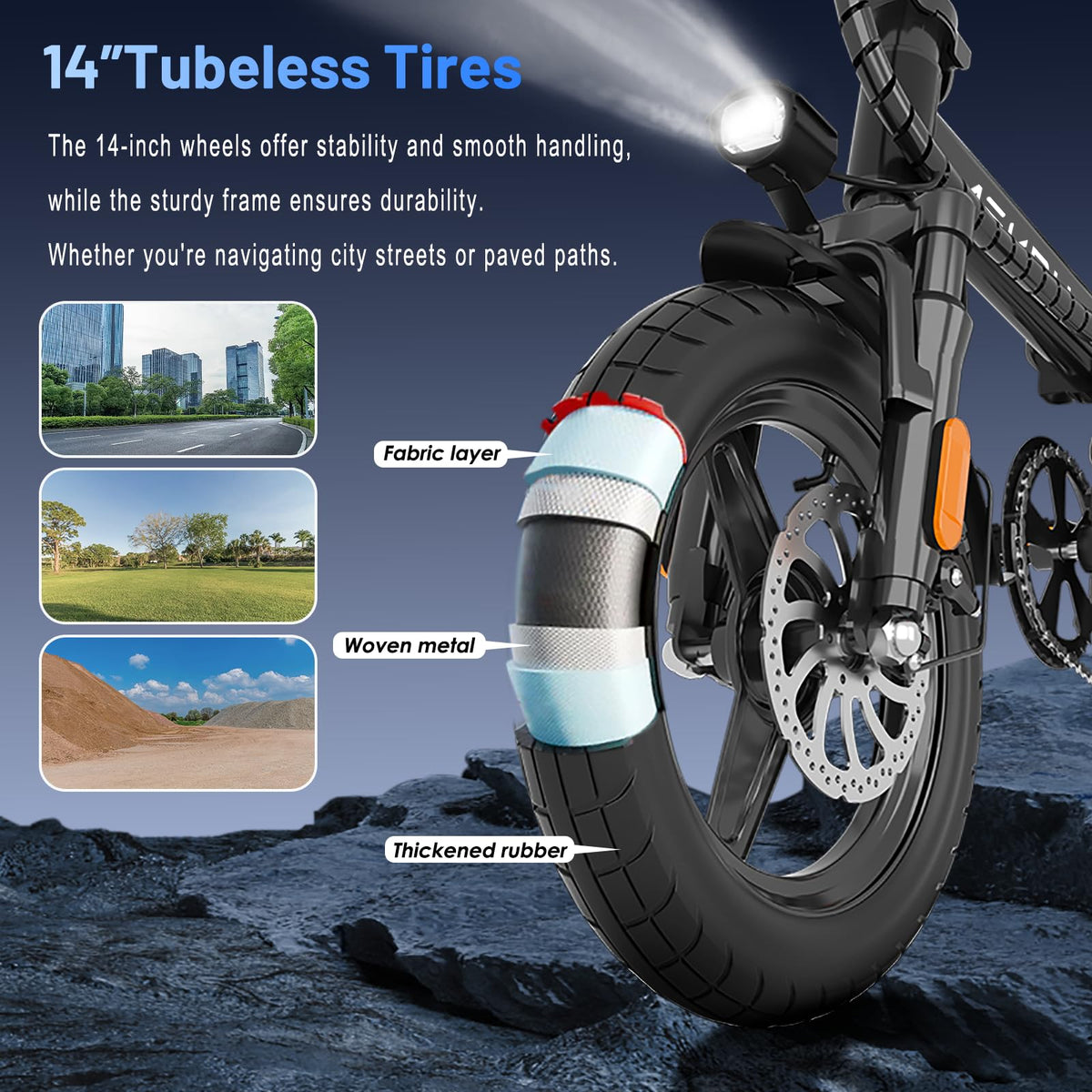 Foldable 14 Inch Electric Bike D805