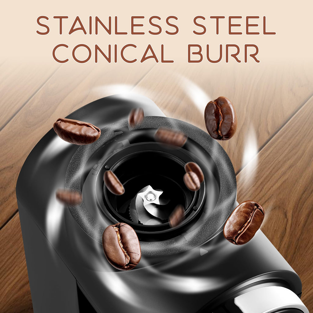 Conical Burr Electric Coffee Grinder with 30 Settings V765
