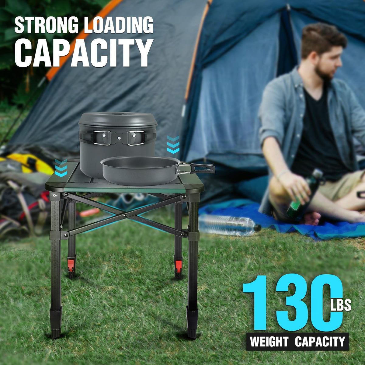 Folding Camping Aluminum Table N7359