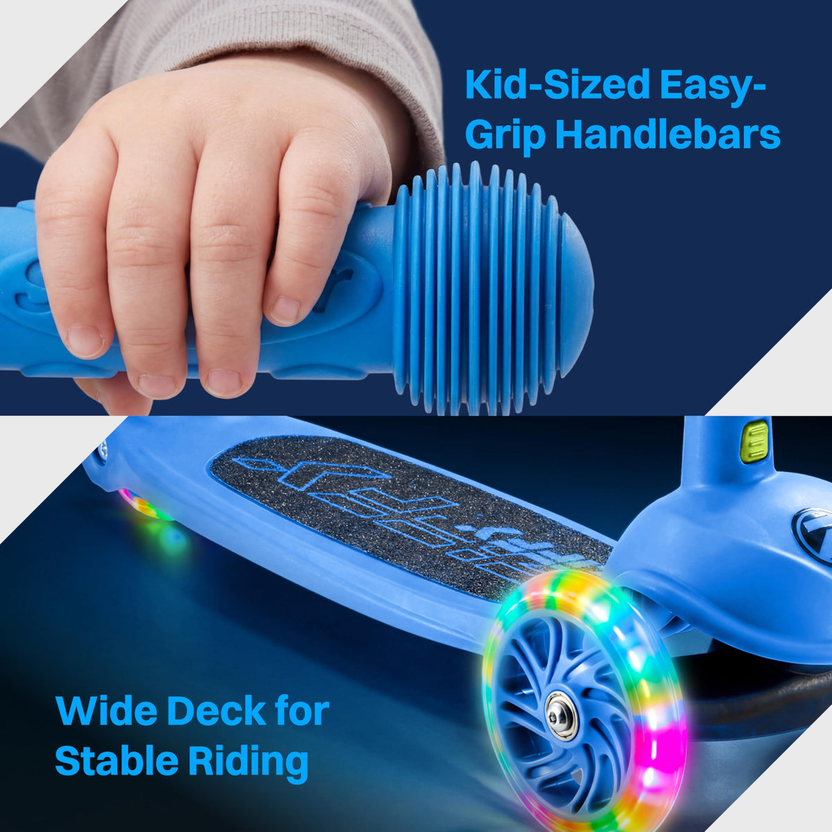 Multicolor 3 Wheel Scooter with LED Light-Up Wheels H275715