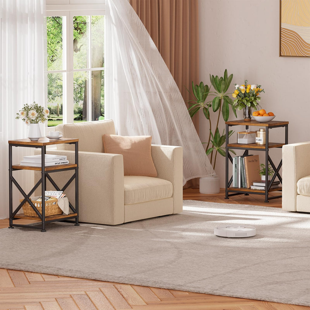 3 Tiers Open Shelves Side Table X633