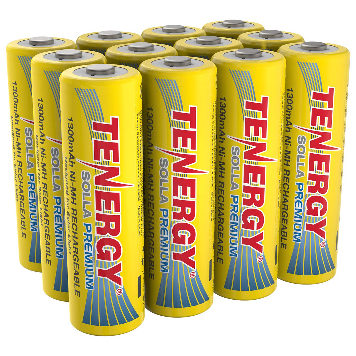 Rechargeable NiMH AA Battery 1300mAh 12 Pack F23146