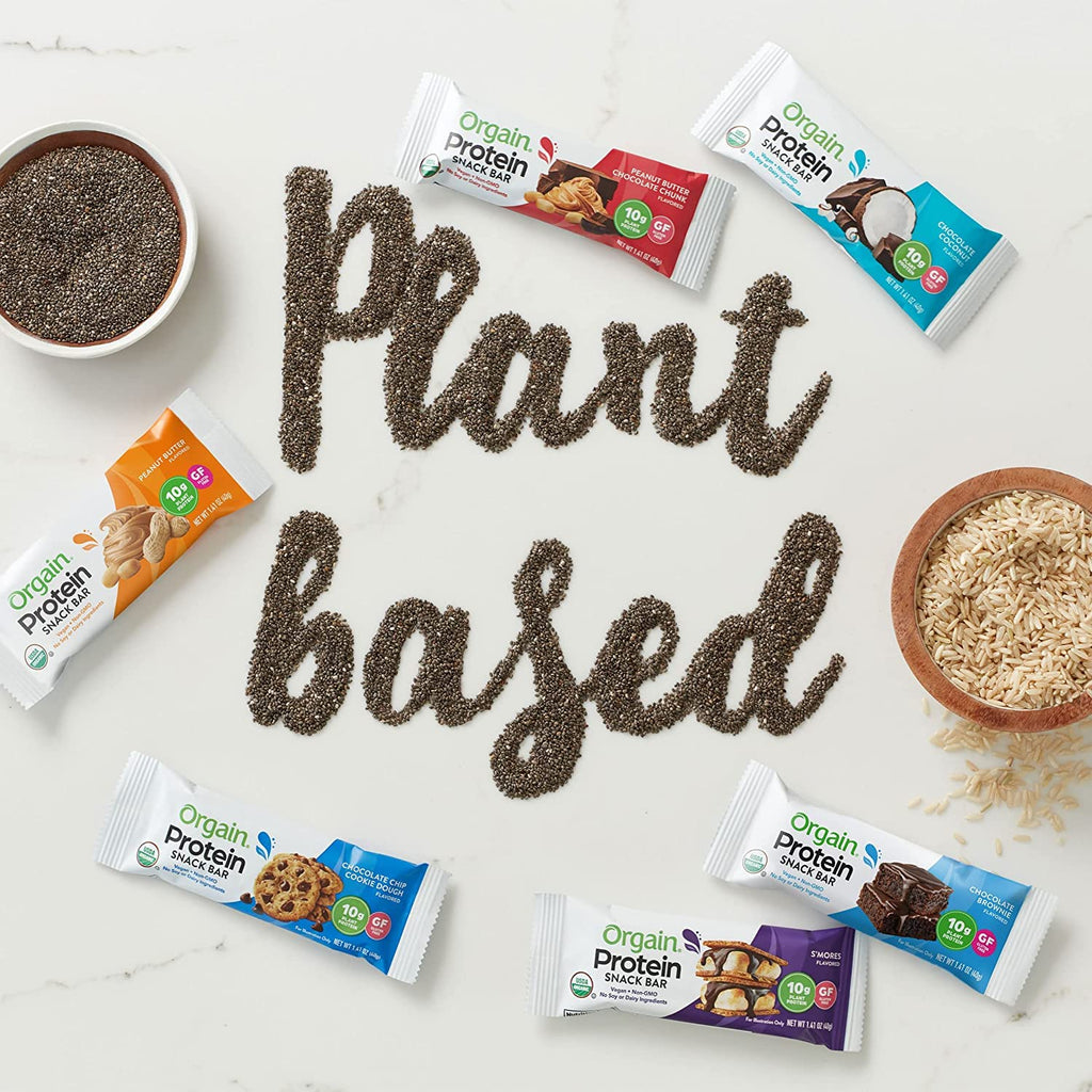 Organic Vegan Protein Powder and Protein Bars Bundle F26754