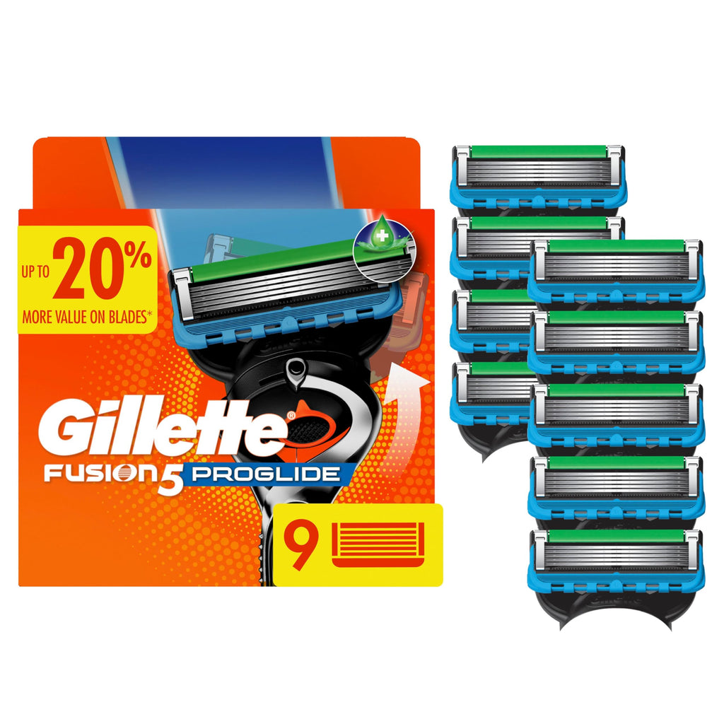5-Blade Razor Refills, 9 Count H3464