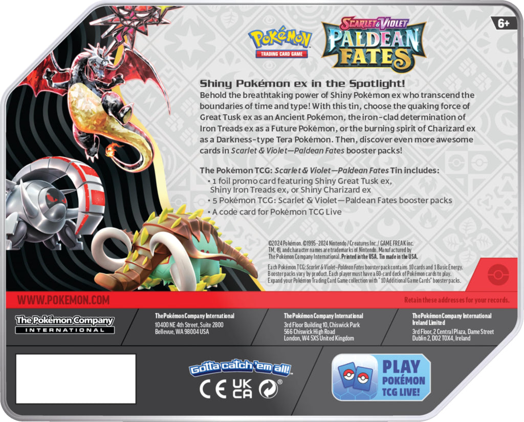Pokemon TCG Tin B94288