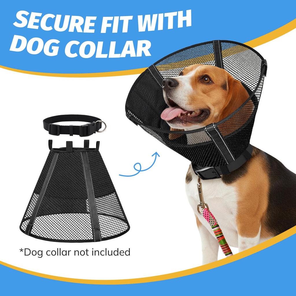 Mesh Dog Cone Collar Soft P213
