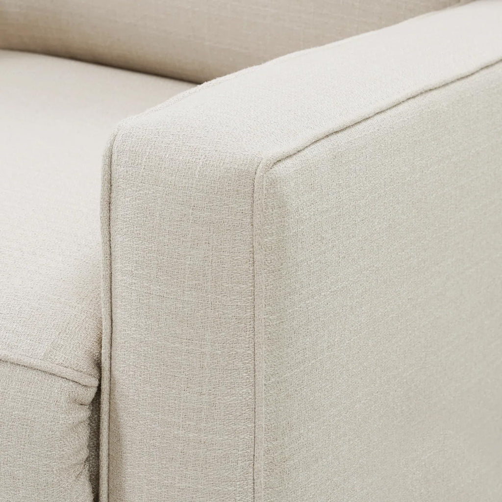Beige Swivel Rocker Recliner Chair T929