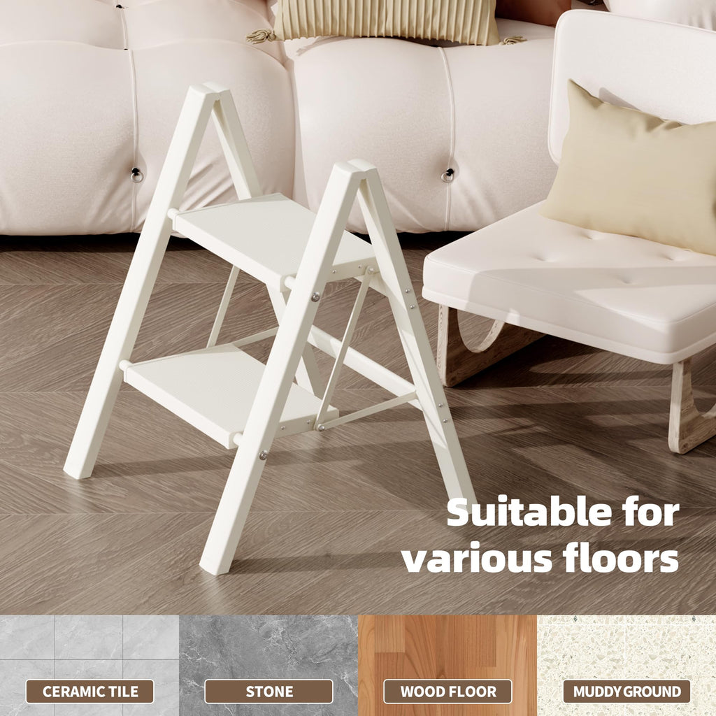 Aluminum Foldable 2 Step Stool C1140