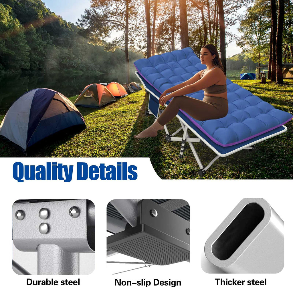 Camping Cot with Thick Pad I4128