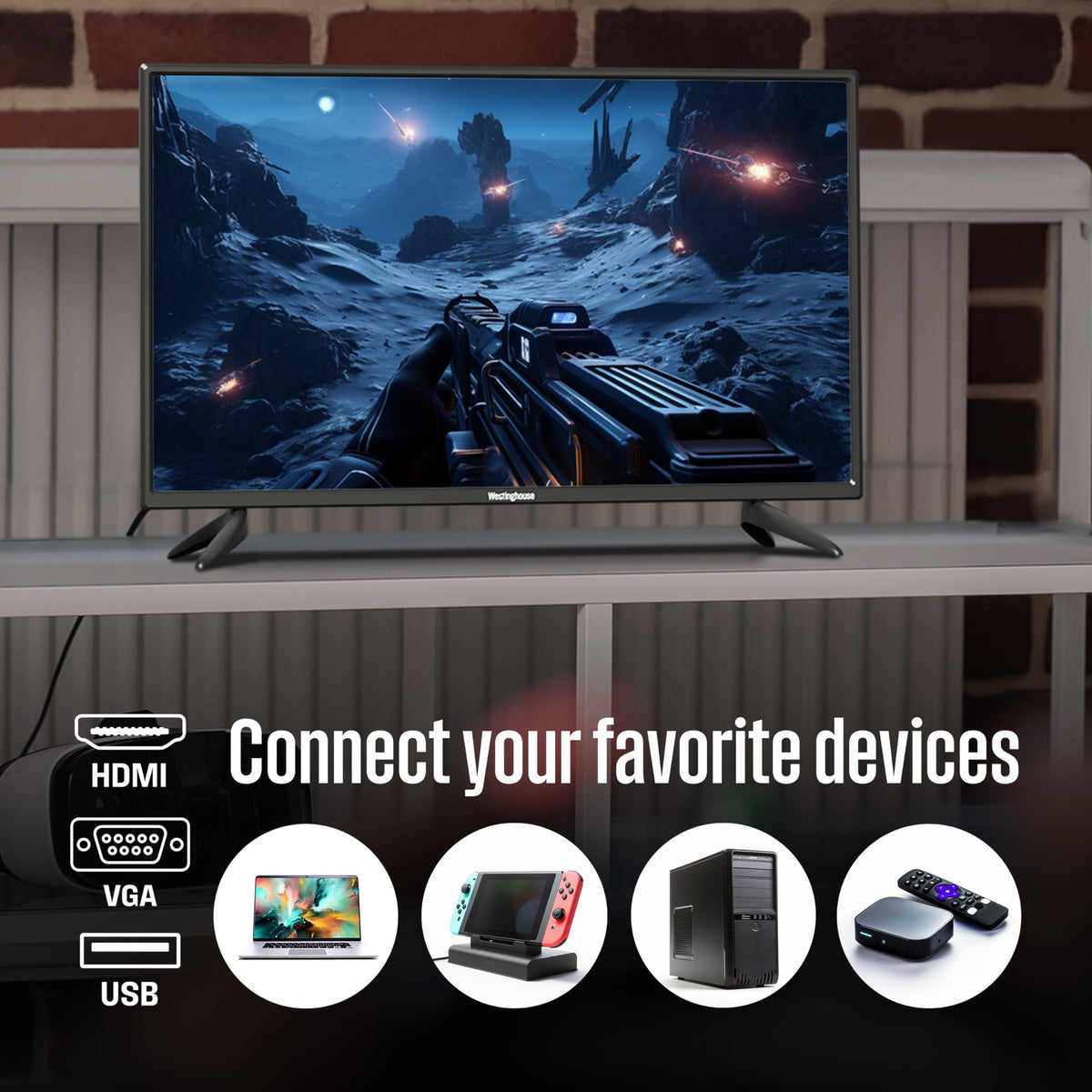 32 Inch HD LED Flat Screen Television V834