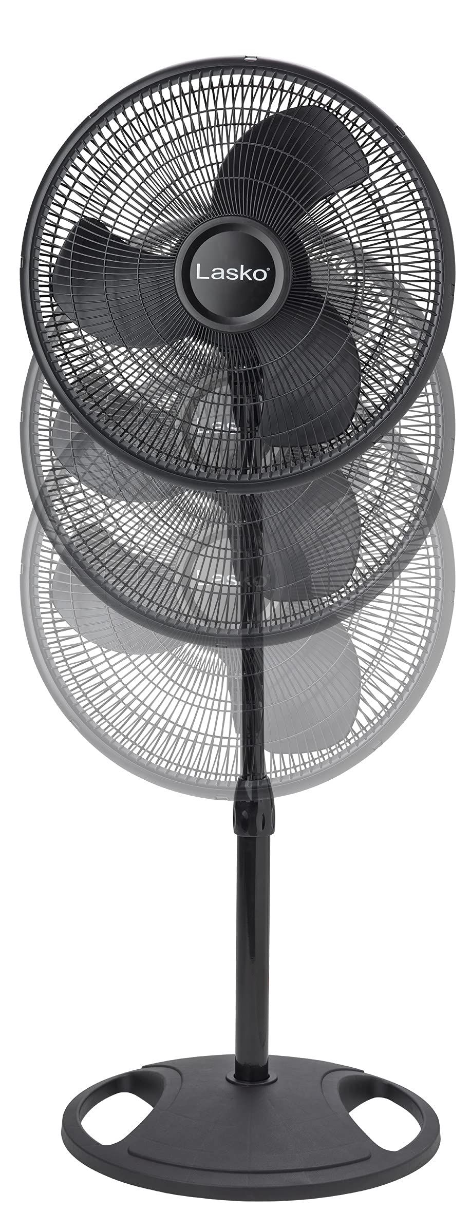 Oscillating Standing Pedestal Fan 16" Black H38622