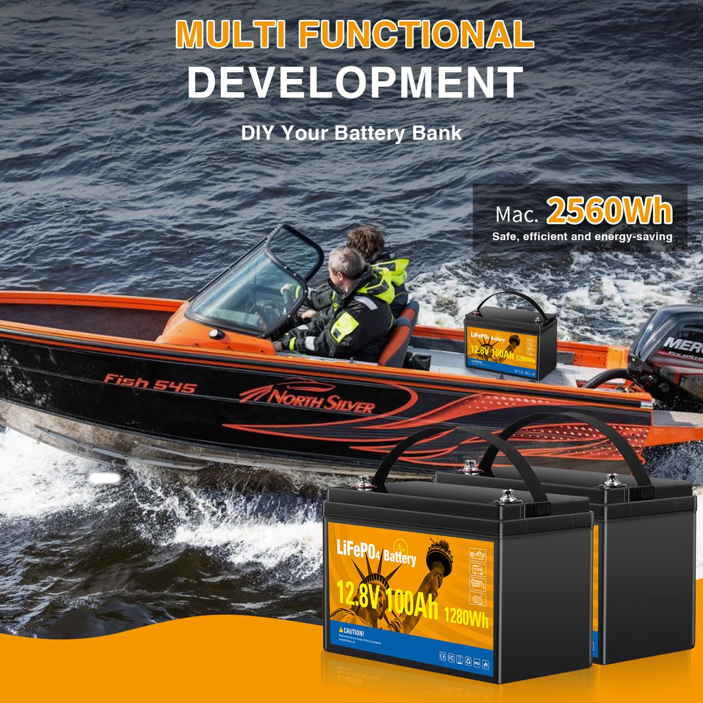 12.8V 100Ah LiFePO4 Lithium Battery H87221