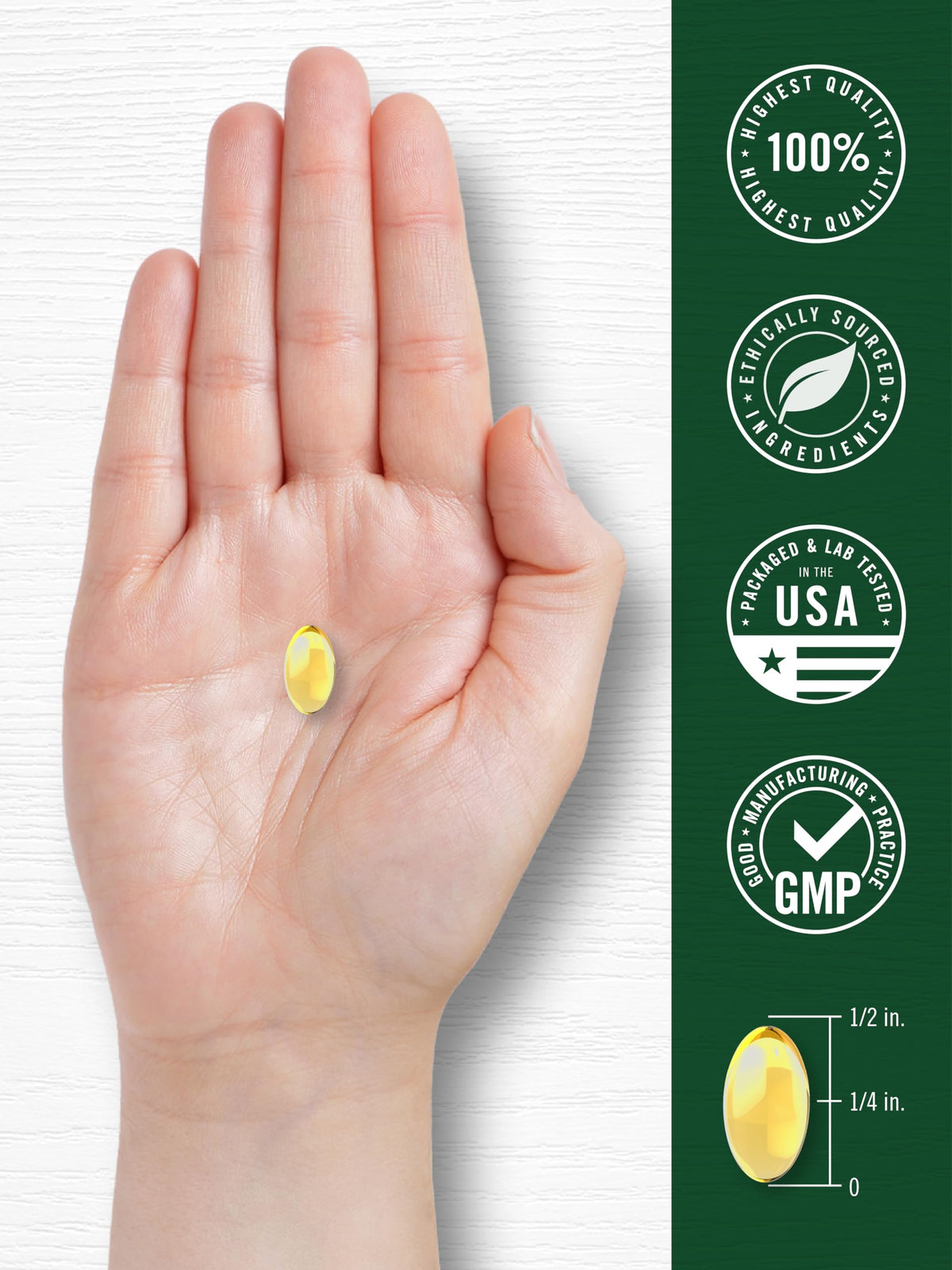 Odorless Garlic Softgels Supplement 300 Count J85668