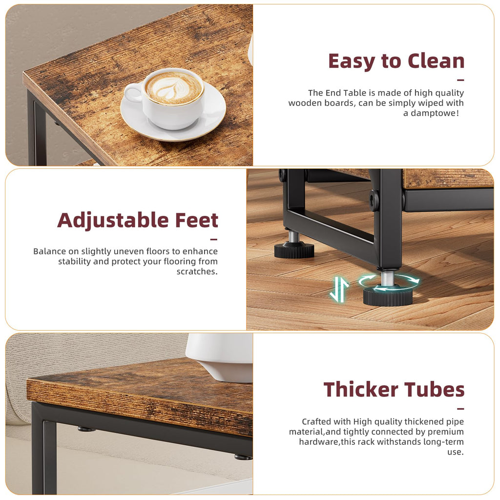3 Tiers Open Shelves Side Table X633