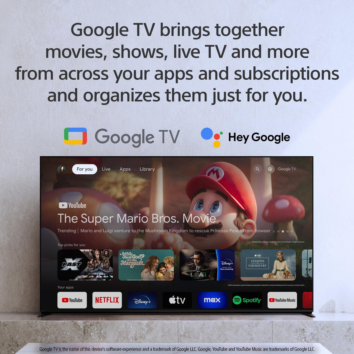 55 Inch Mini LED QLED 4K HDR Smart Google TV M2760